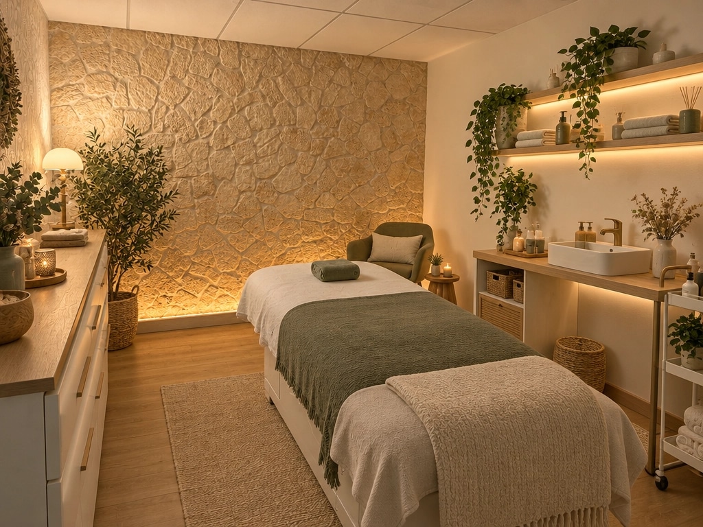 Interior design in Scandinavian style — beauty_salon by GenRoom AI