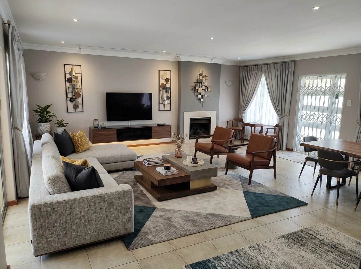 Interior design in Contemporary style — Living Room by GenRoom AI