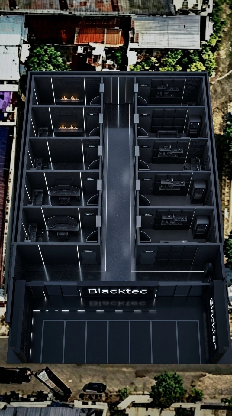 Interior design in Blacktec style — other by GenRoom AI