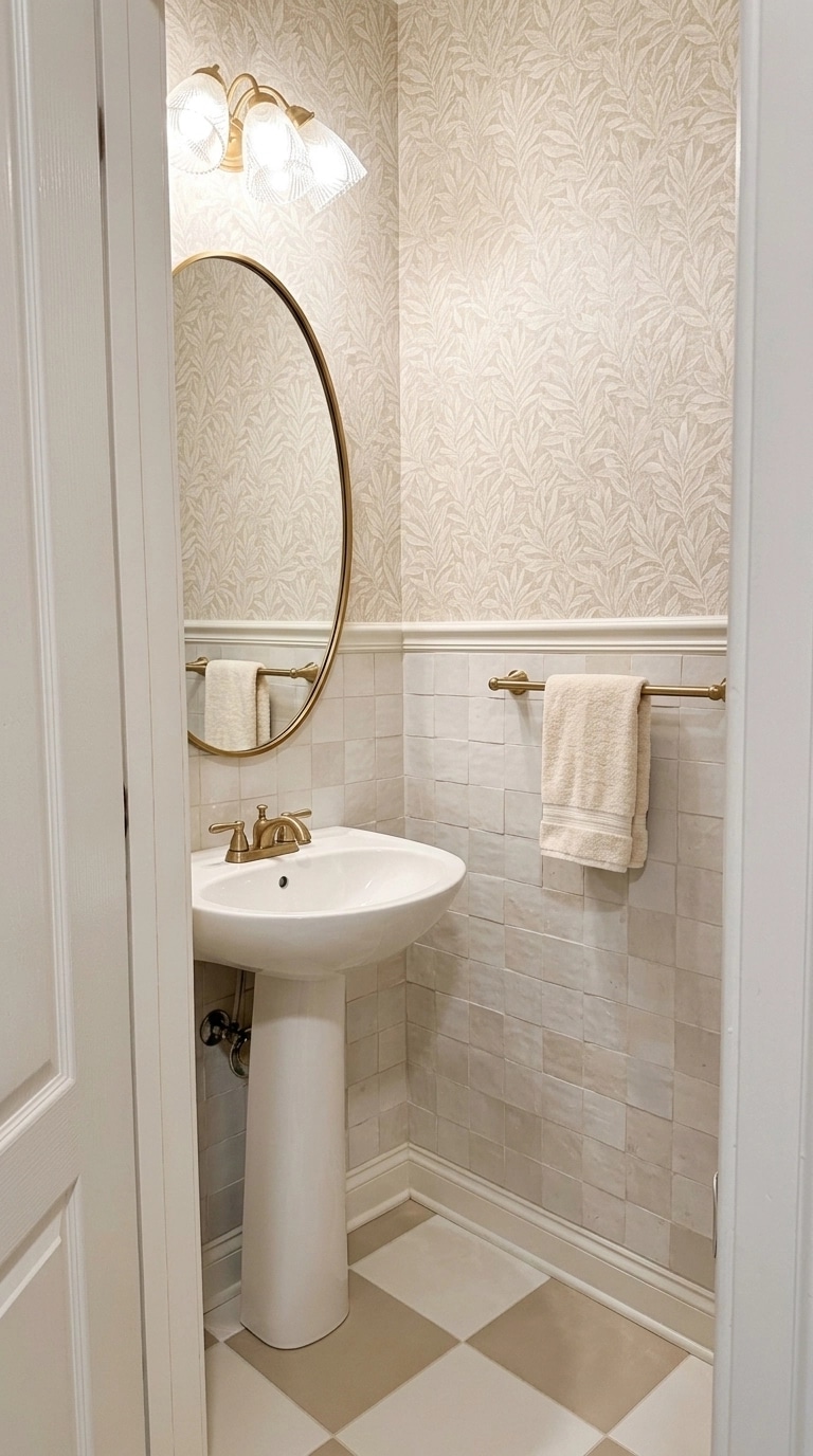 Modern Farmhouse Bathroom design — interior photo by GenRoom AI