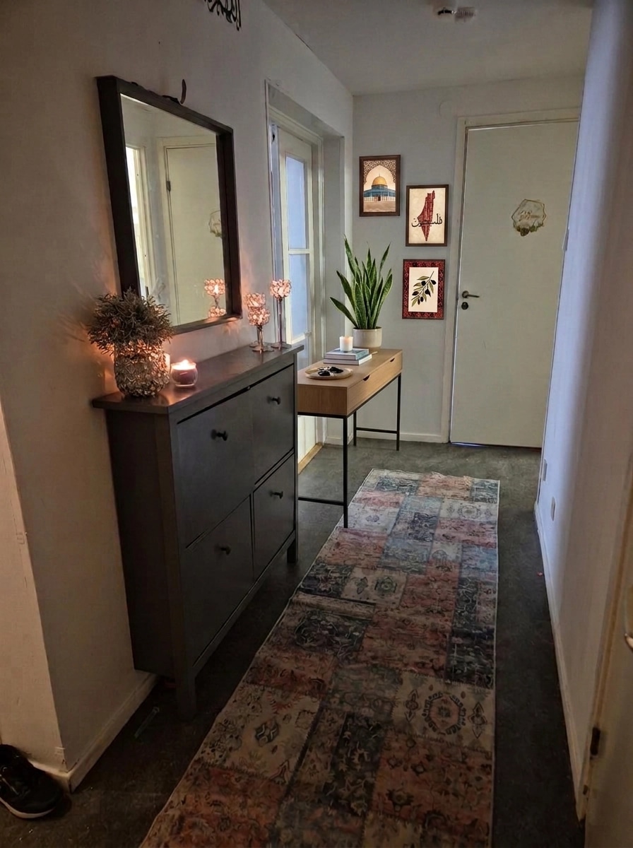 Interior design in Islamic Geometric style — Hallway by GenRoom AI