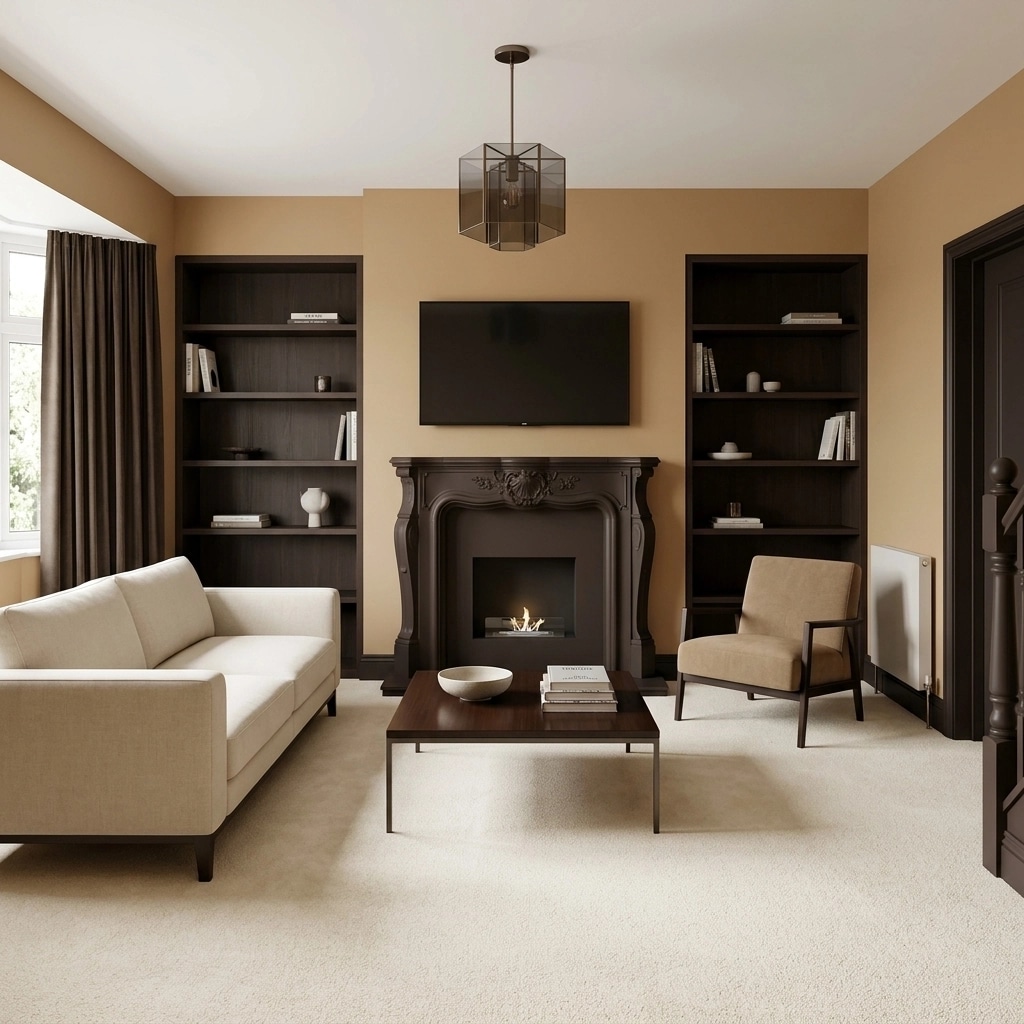 Minimalism Living Room design — interior photo by GenRoom AI