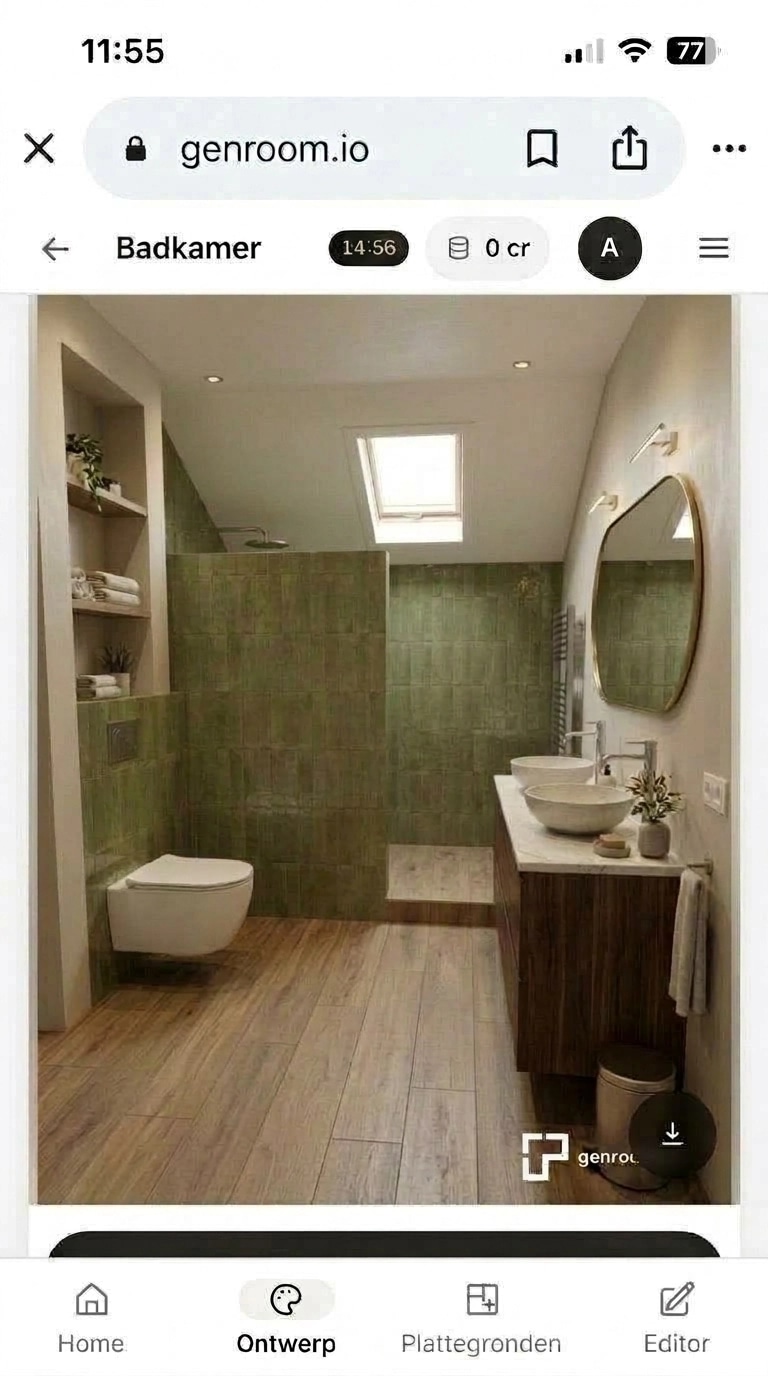 Bathroom interior in no_style style — photo by GenRoom AI