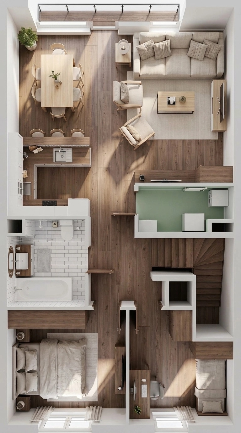 Scandinavian Living Room design — interior photo by GenRoom AI