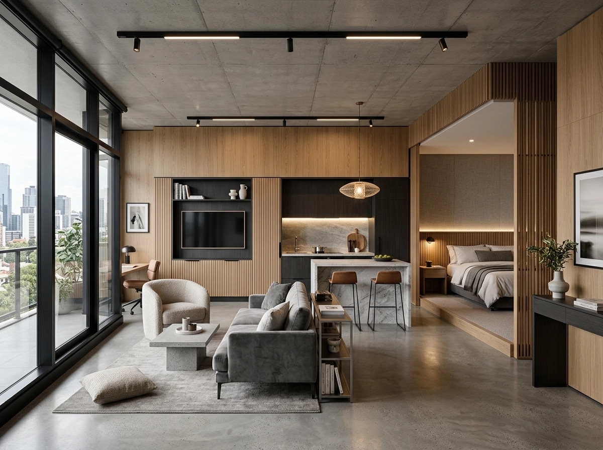 Interior design in Contemporary style — studio by GenRoom AI