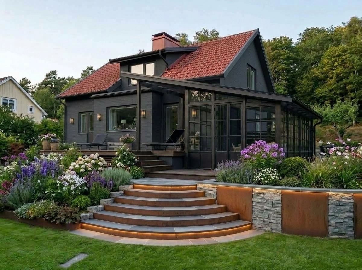 Scandinavian Facade Facade design — facade photo by GenRoom AI