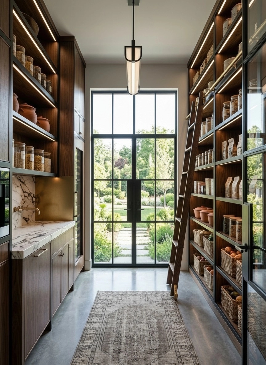 Interior design in Contemporary style — pantry by GenRoom AI