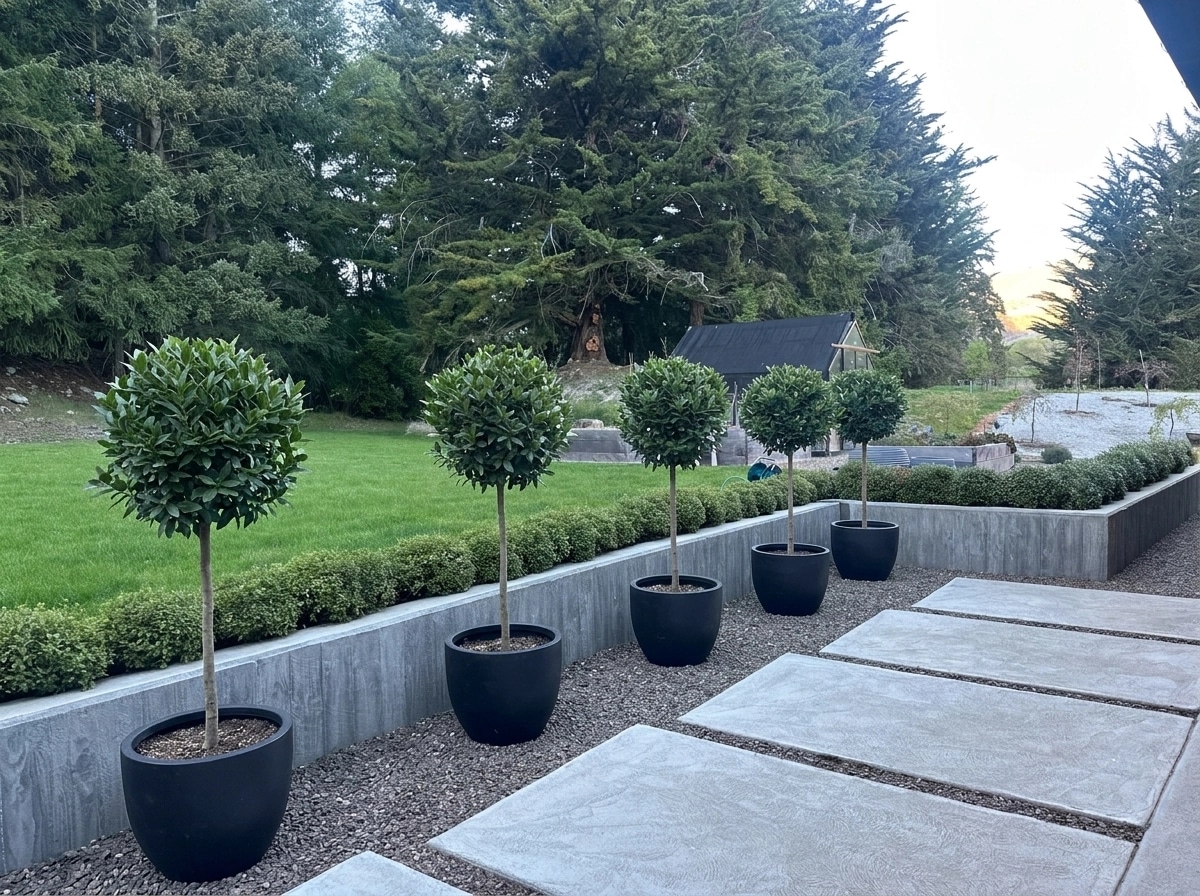 Návrh krajiny ve stylu Japanese Garden styl — Dvůr od GenRoom AI