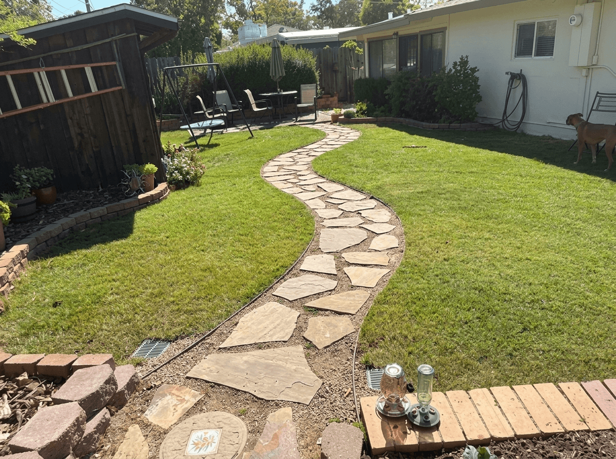 Yard design in no_style style — photo by GenRoom AI