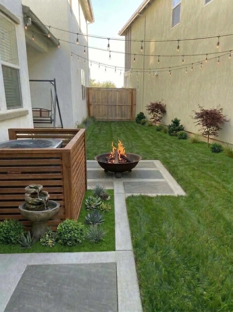 Yard design in no_style style — photo by GenRoom AI