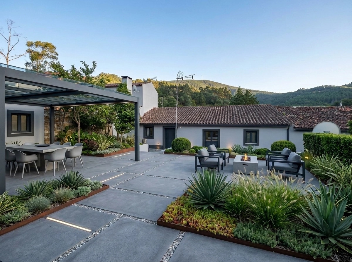 Landscape design in Contemporary Yard style — Yard by GenRoom AI