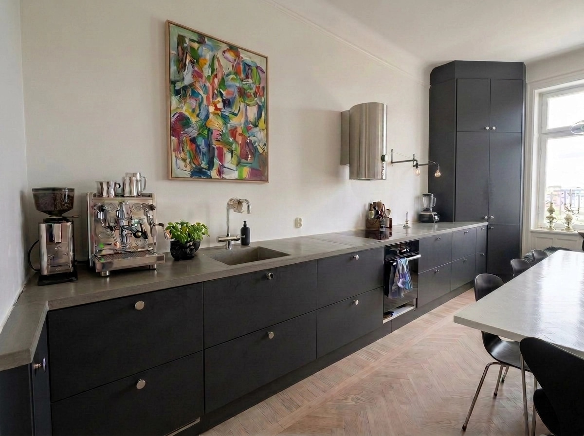 Minimalism Kitchen design — interior photo by GenRoom AI