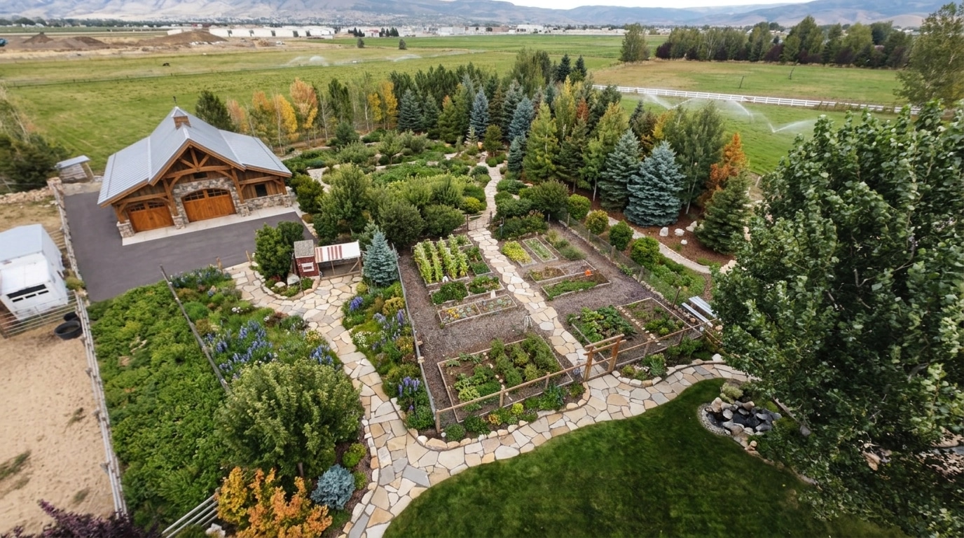 Yard design in no_style style — photo by GenRoom AI