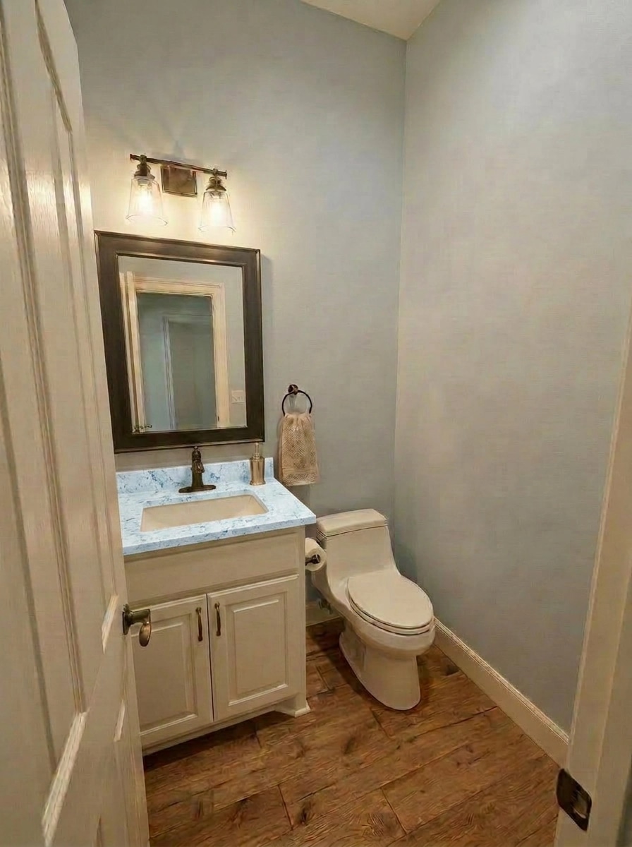 Interior design in Modern Farmhouse style — Bathroom by GenRoom AI