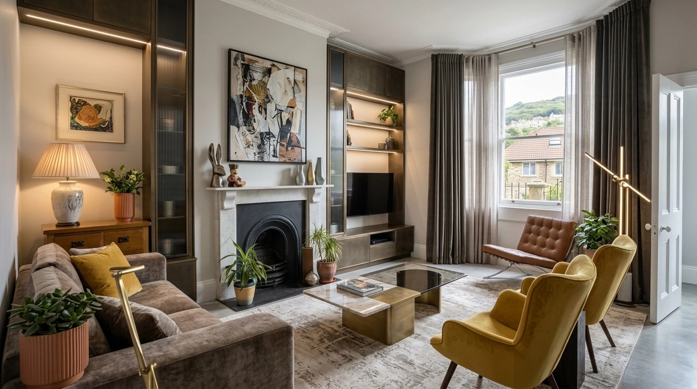 Interior design in Contemporary style — Living Room by GenRoom AI