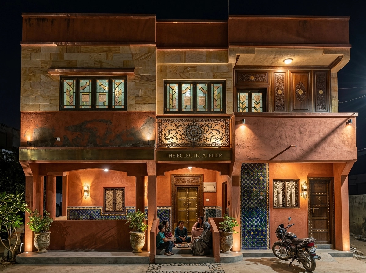 Facade design in Eclectic Facade style — Facade by GenRoom AI