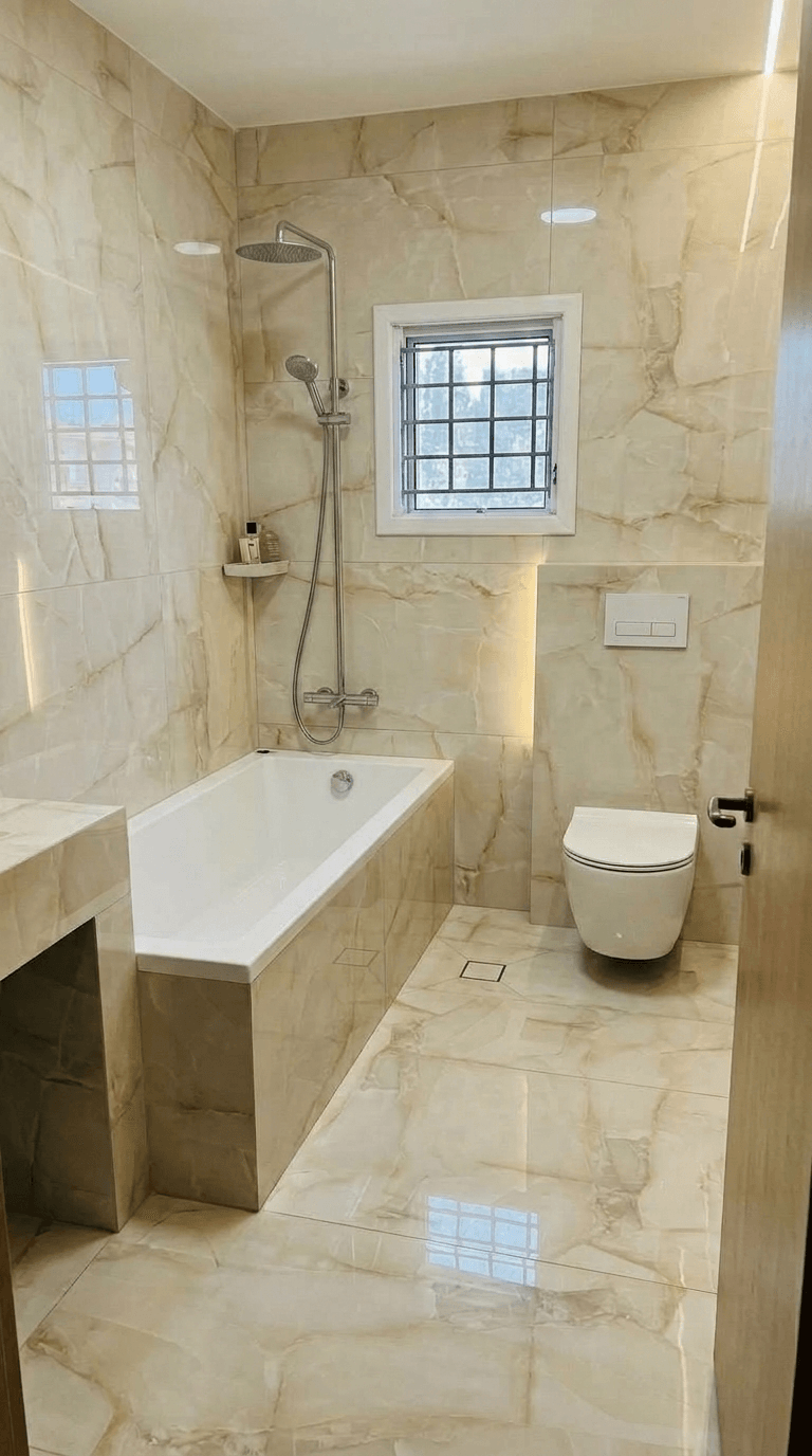 Bathroom interior in no_style style — photo by GenRoom AI