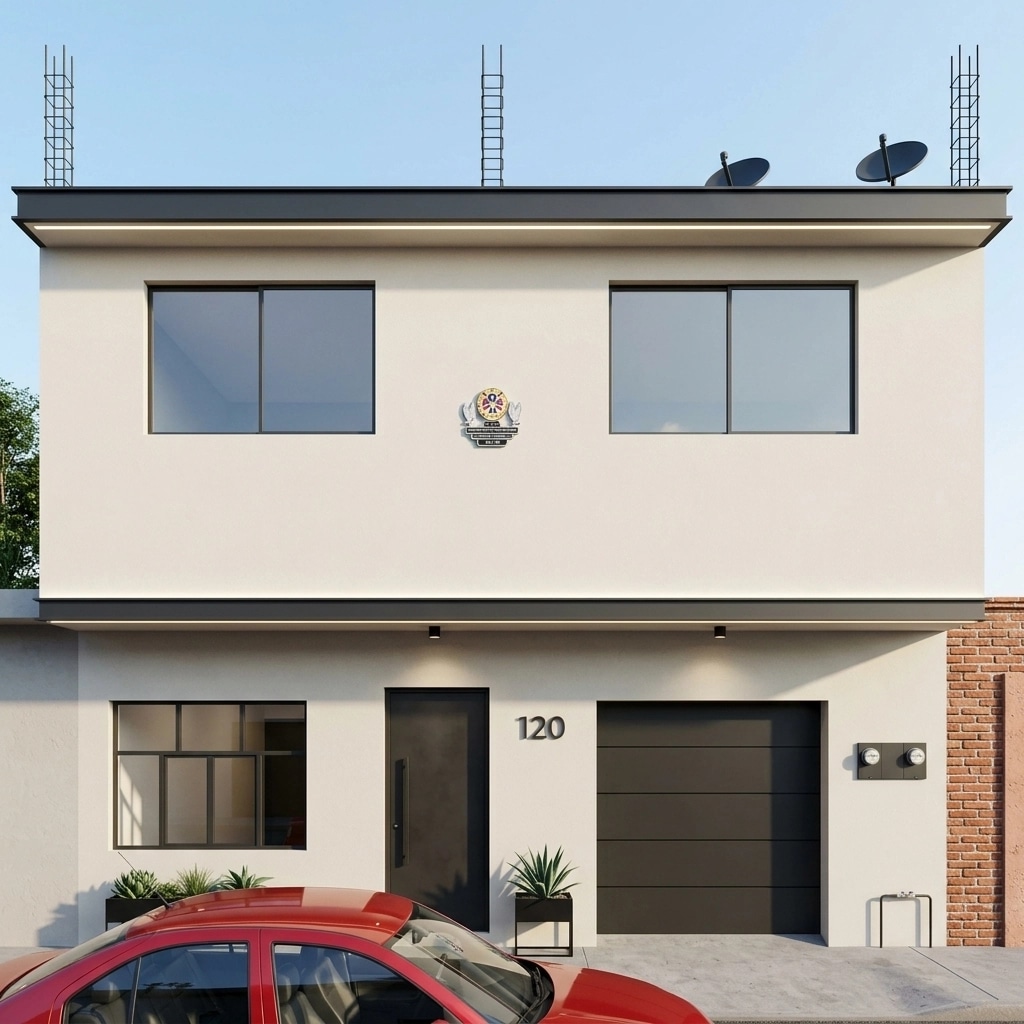 Facade design in Minimalist Facade style — Facade by GenRoom AI