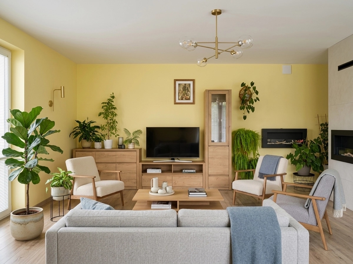 Scandinavian Living Room design — interior photo by GenRoom AI