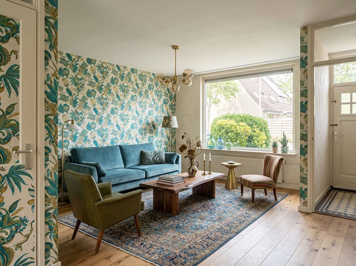 Interior design in Eclectic style — Living Room by GenRoom AI