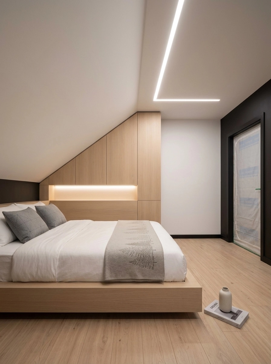 Minimalism Bedroom design — interior photo by GenRoom AI