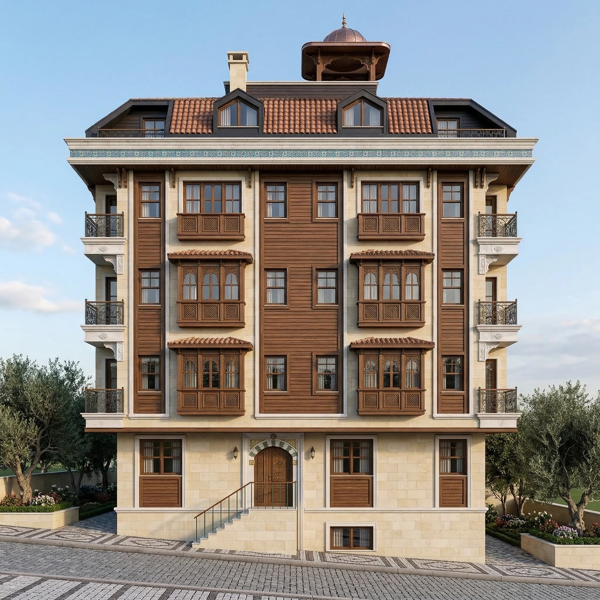 Ottoman Facade Facade design — facade photo by GenRoom AI