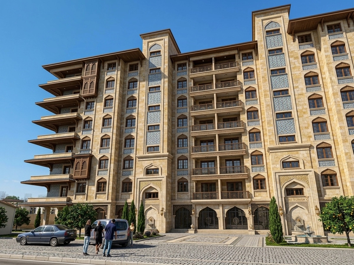 Facade design in Ottoman Facade style — photo by GenRoom AI