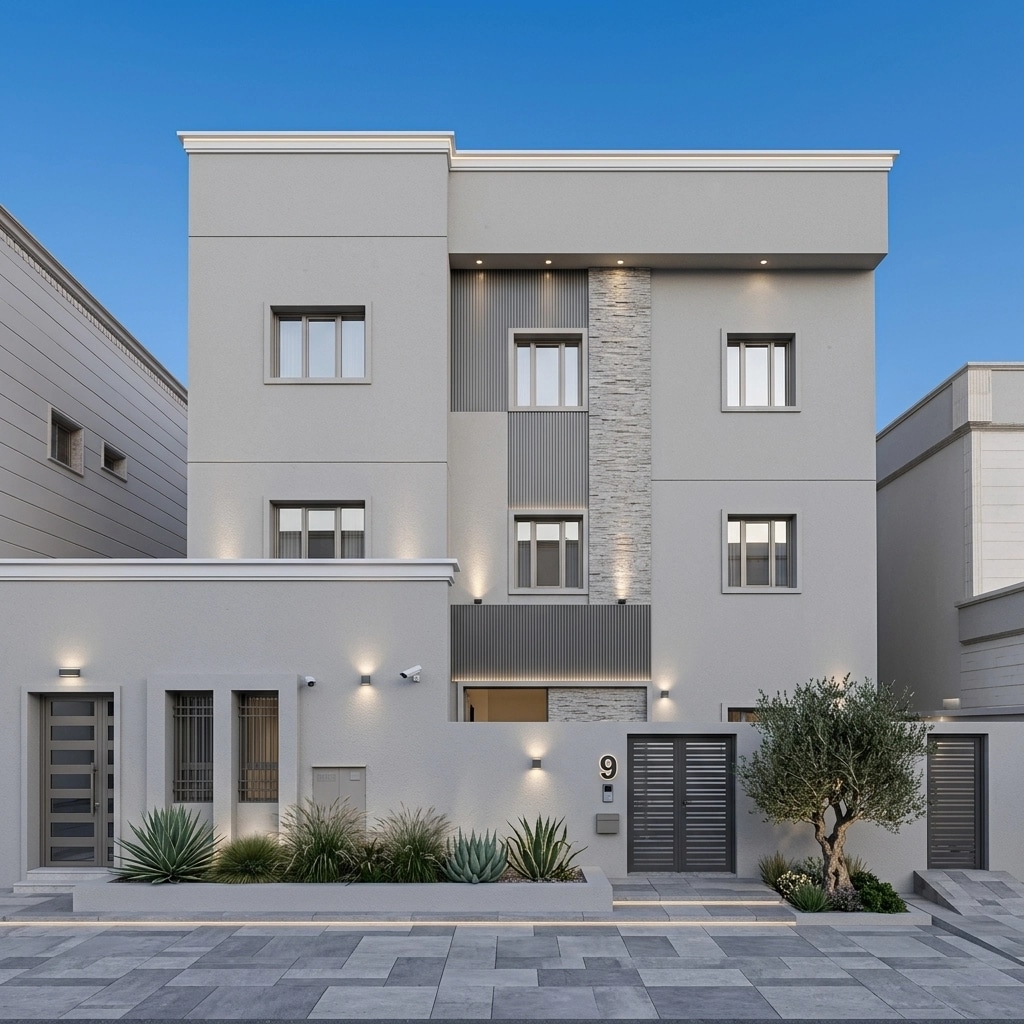 Contemporary Facade Facade design — facade photo by GenRoom AI
