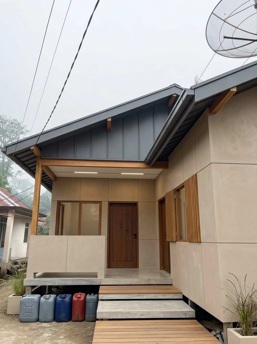 Minimalist Facade Facade design — facade photo by GenRoom AI