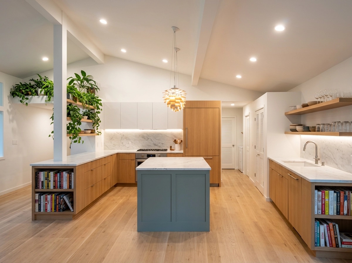 Kitchen interior in no_style style — photo by GenRoom AI