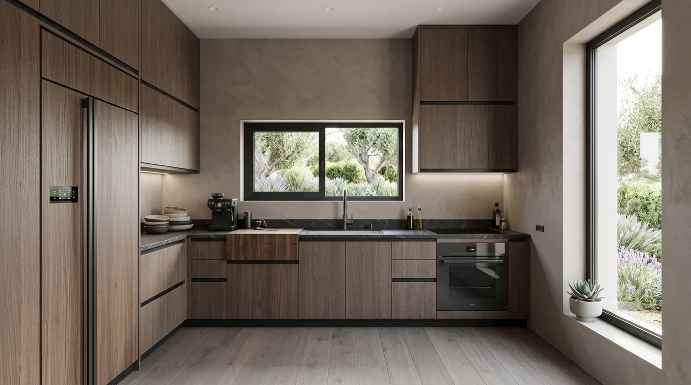 Kitchen interior in Contemporary style — photo by GenRoom AI