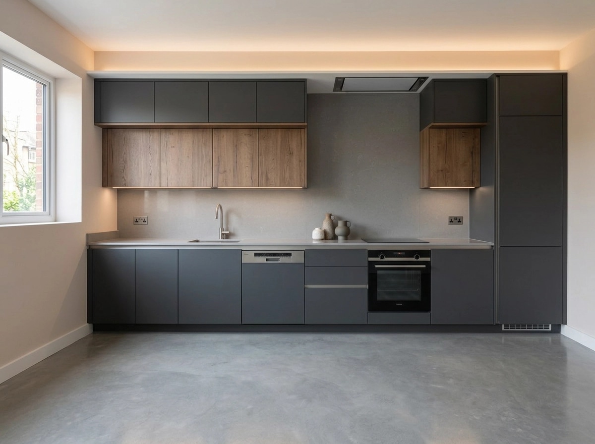 Kitchen interior in Contemporary style — photo by GenRoom AI