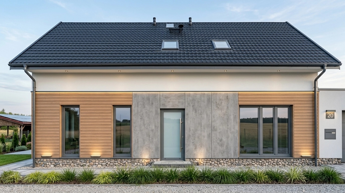 Contemporary Facade Facade design — facade photo by GenRoom AI