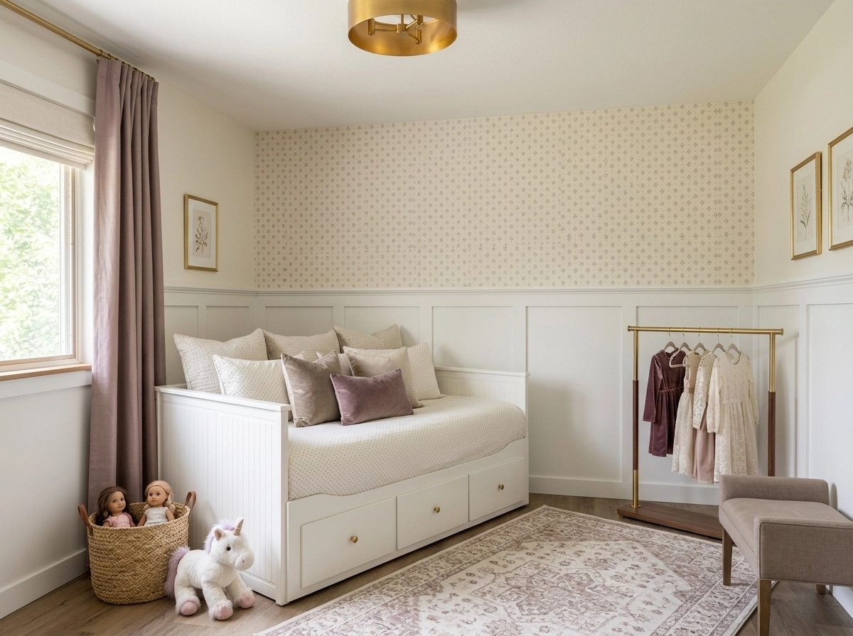 Interior design in Transitional style — Kids Room by GenRoom AI
