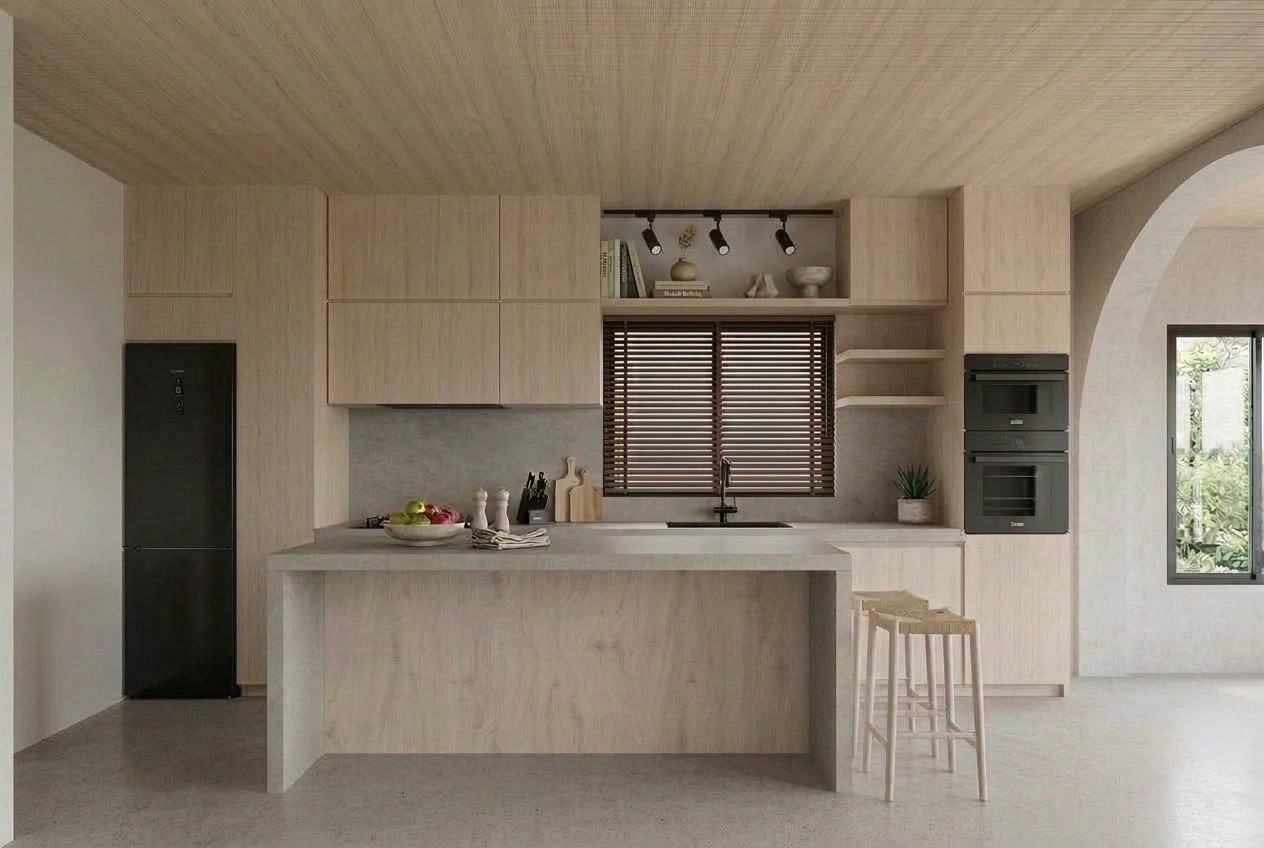 Scandinavian Kitchen design — interior photo by GenRoom AI