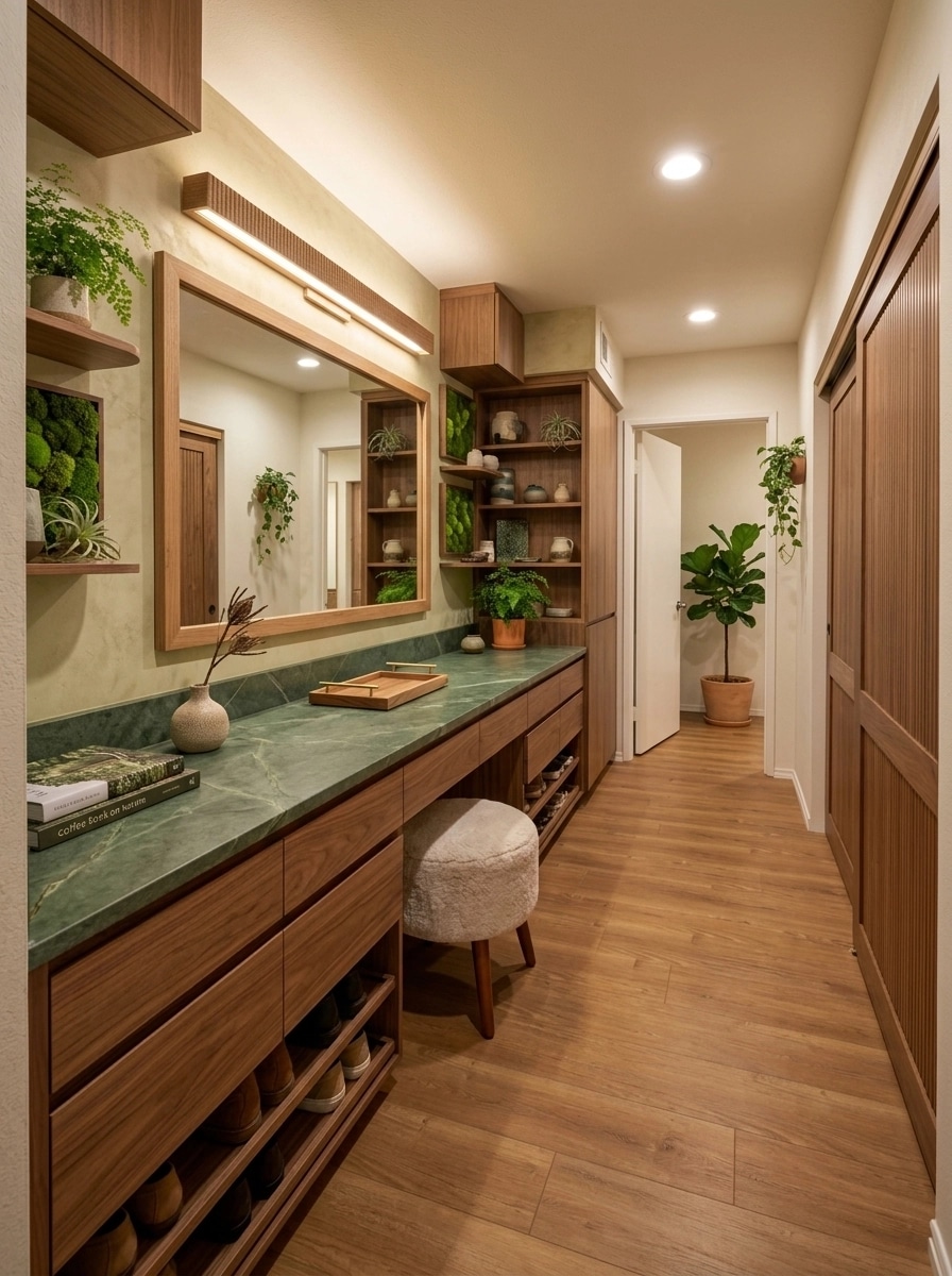 Interior design in Biophilic style — Hallway by GenRoom AI