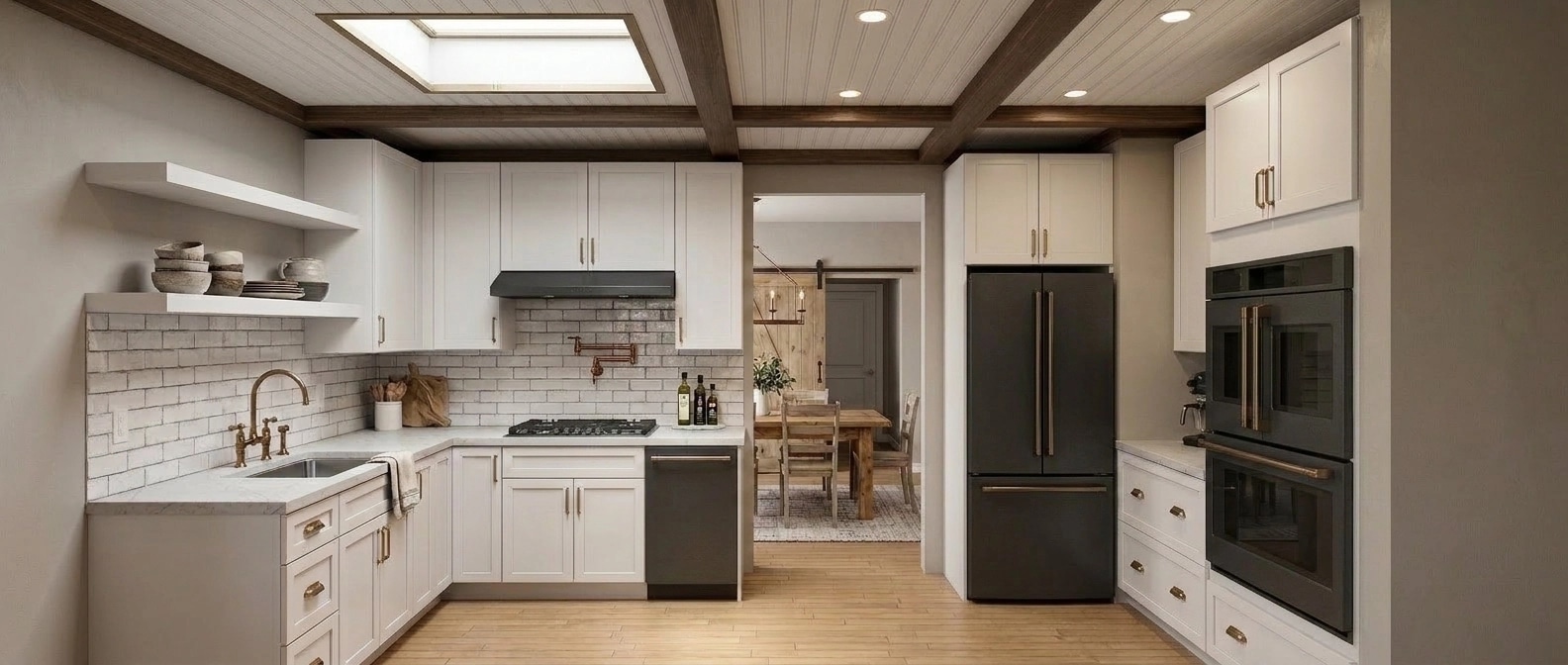 Modern Farmhouse Kitchen design — interior photo by GenRoom AI