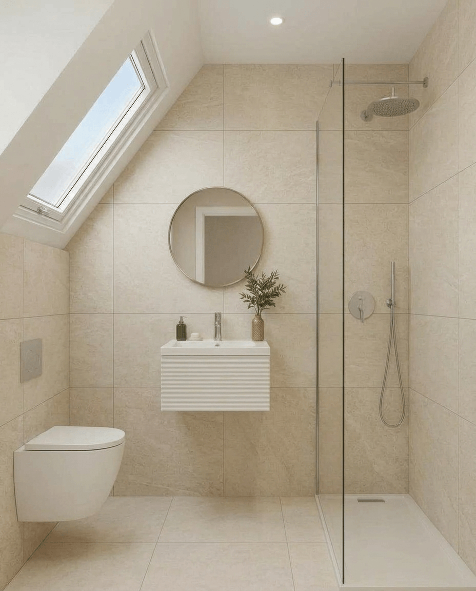 Bathroom interior in no_style style — photo by GenRoom AI