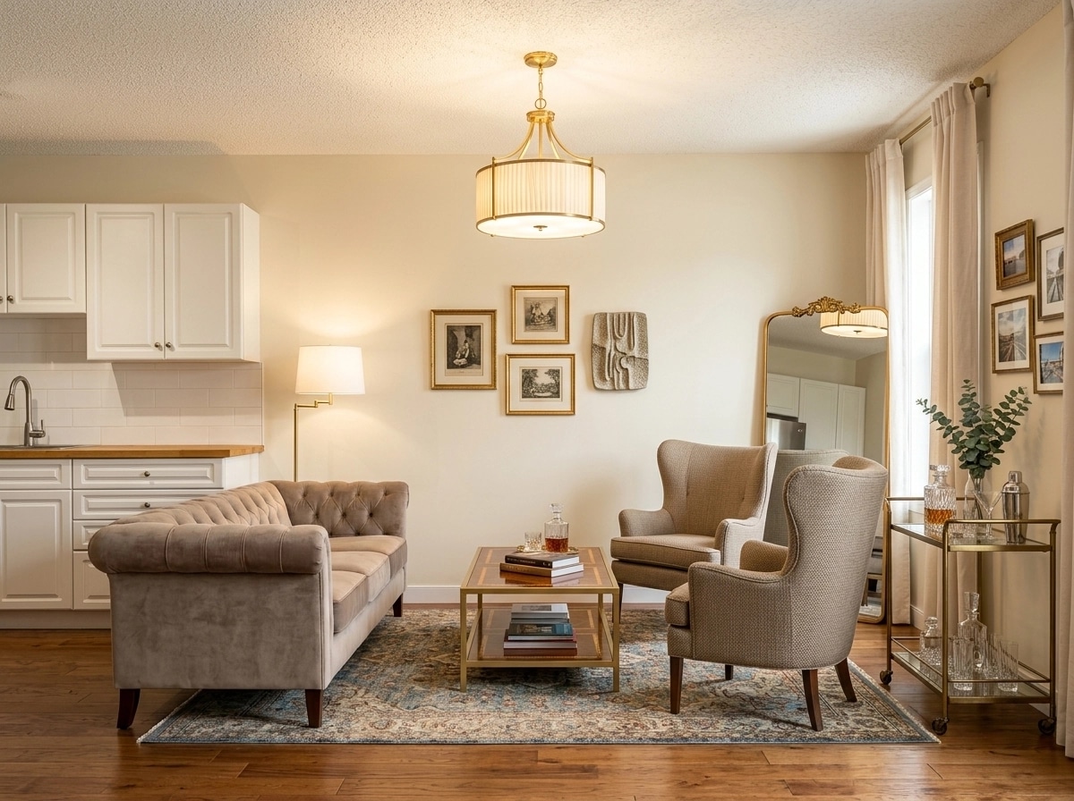Interior design in Classic style — Living Room by GenRoom AI