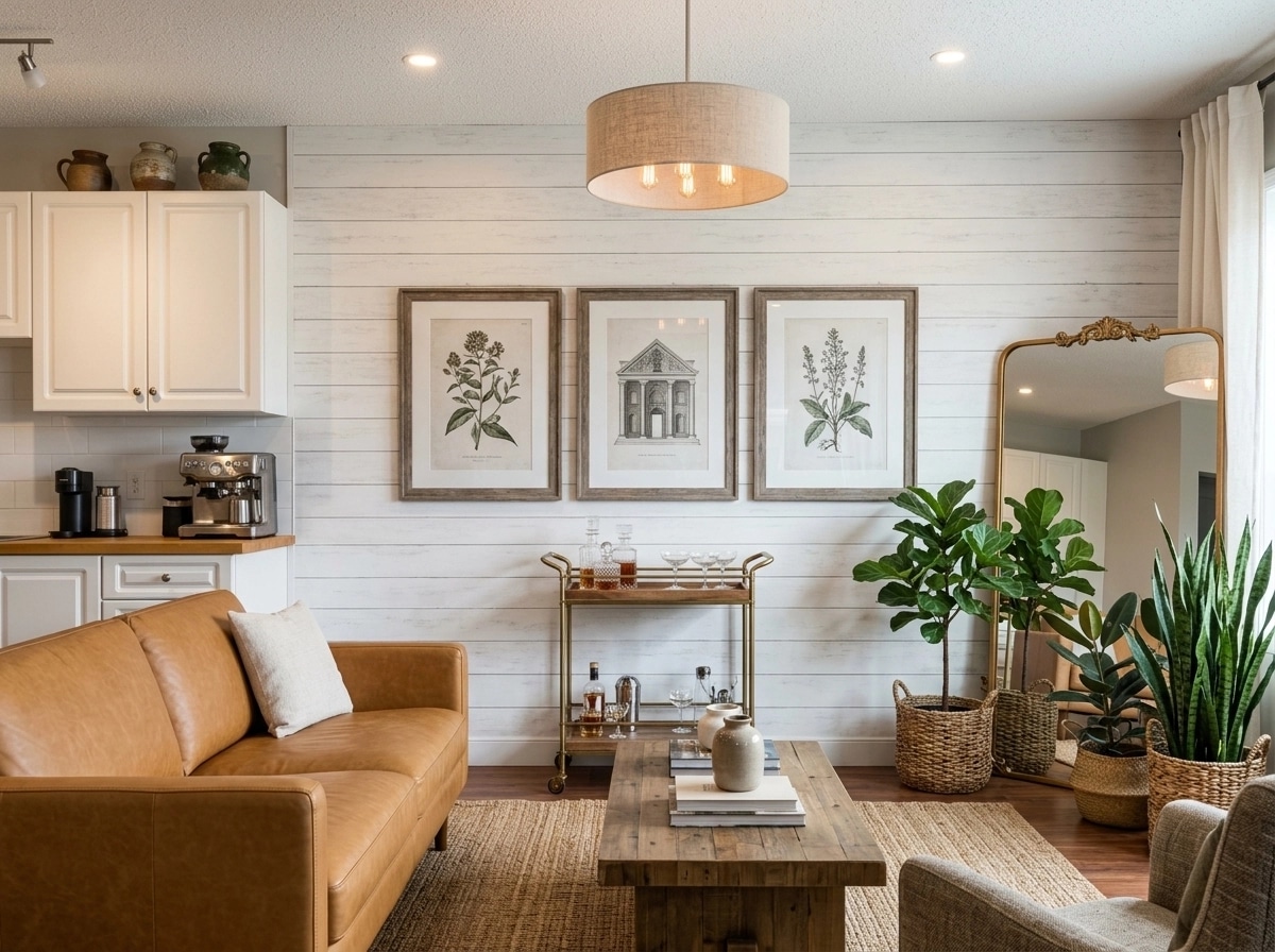 Modern Farmhouse Salon design — interior photo by GenRoom AI
