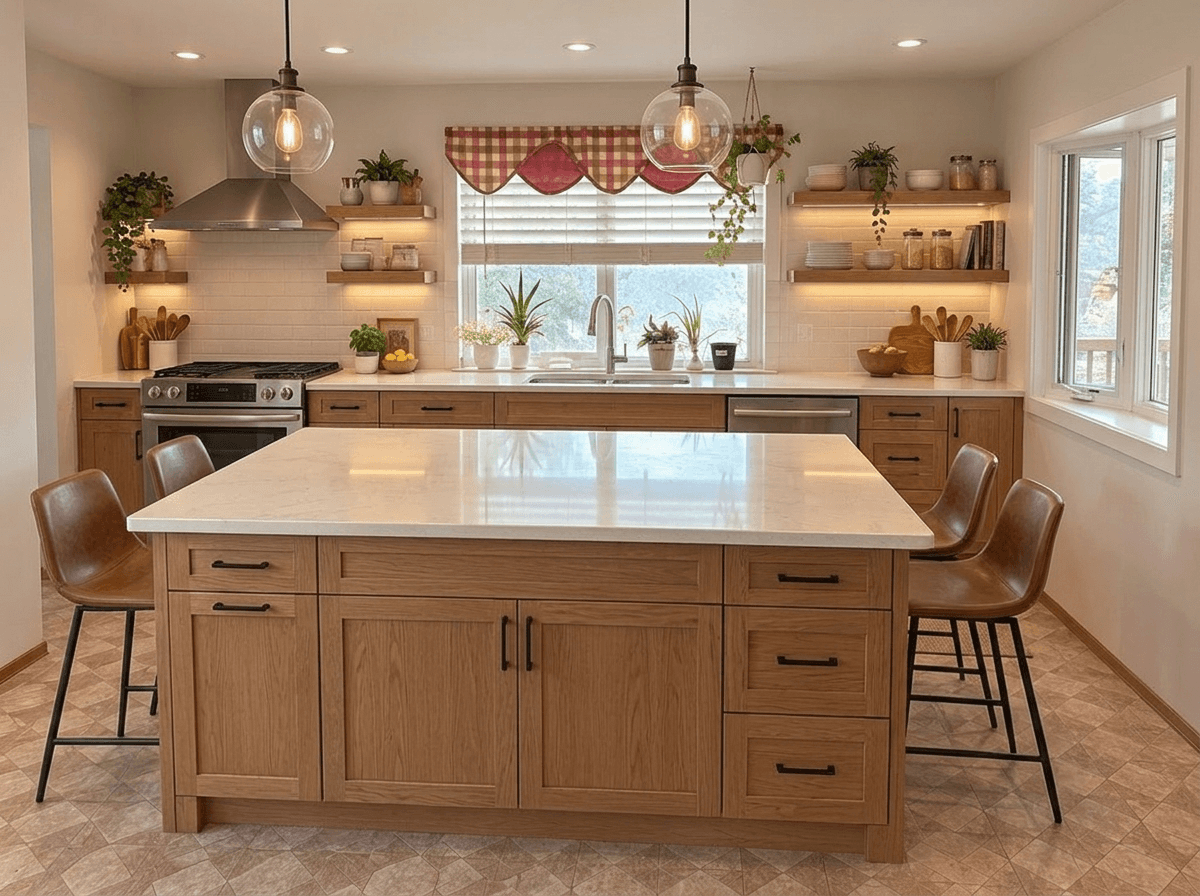 Kitchen interior in no_style style — photo by GenRoom AI