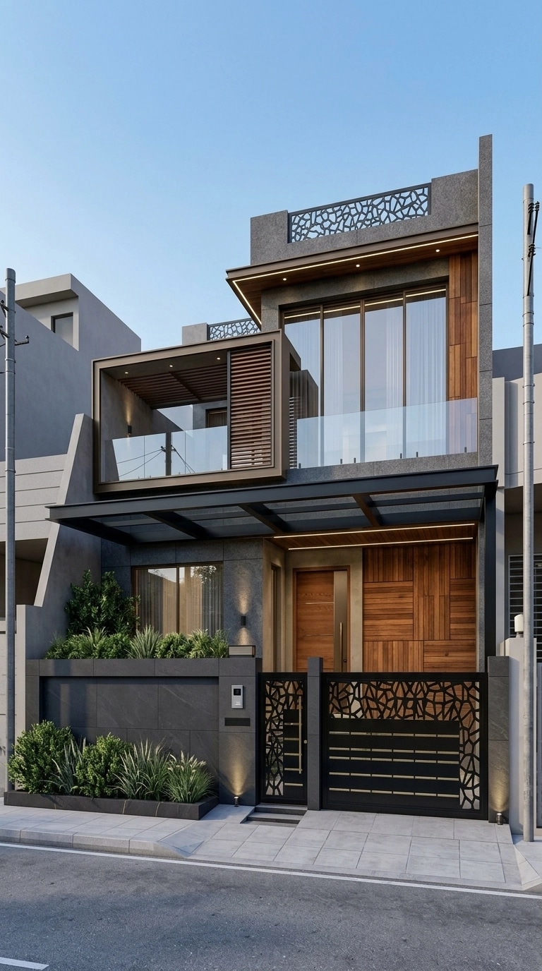 Contemporary Facade Facade design — facade photo by GenRoom AI