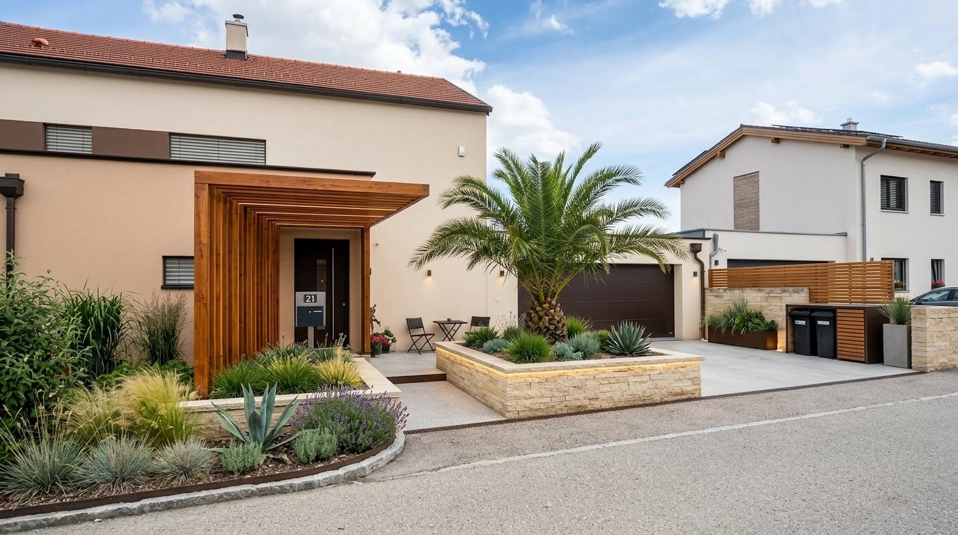 Landscape design in Contemporary Yard style — Yard by GenRoom AI