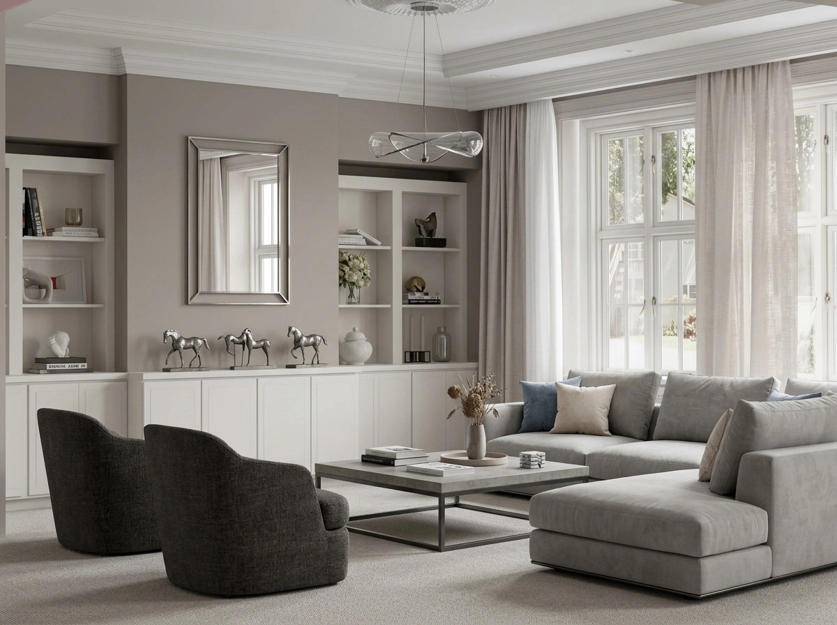 Interior design in Contemporary style — Living Room by GenRoom AI