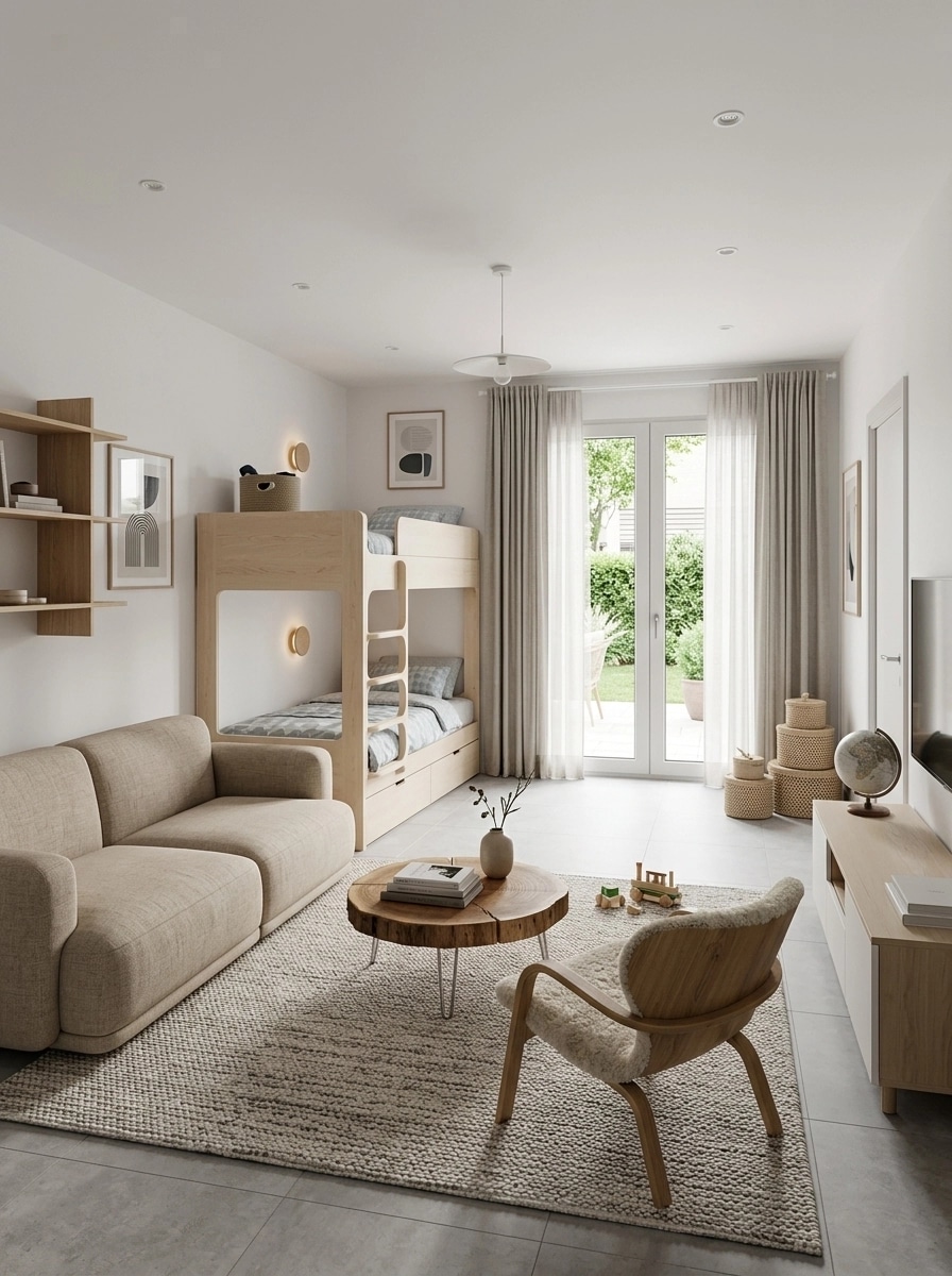 Scandinavian Living Room design — interior photo by GenRoom AI