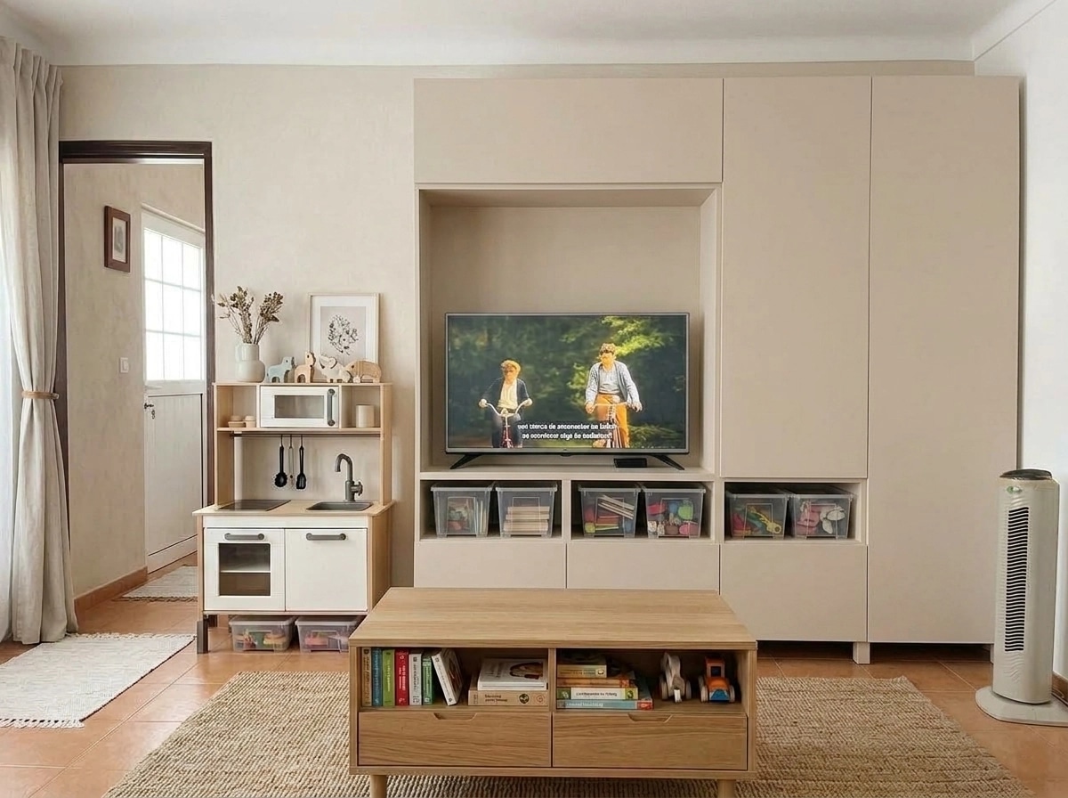 Interior design in Scandinavian style — Living Room by GenRoom AI