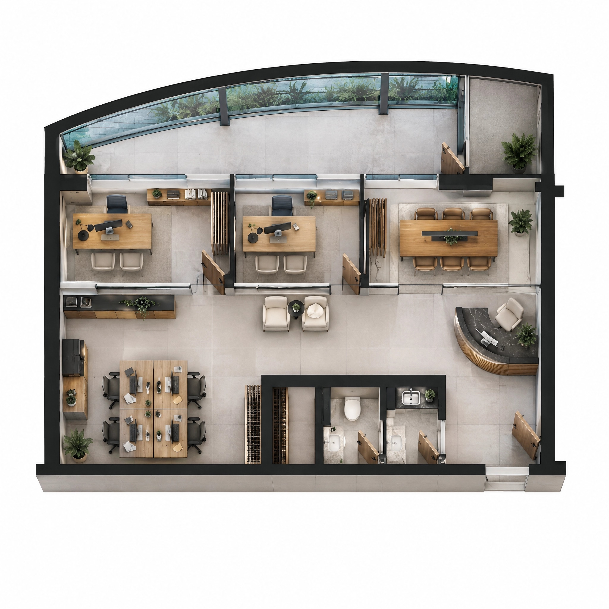 Interior design in Contemporary style — Living Room by GenRoom AI