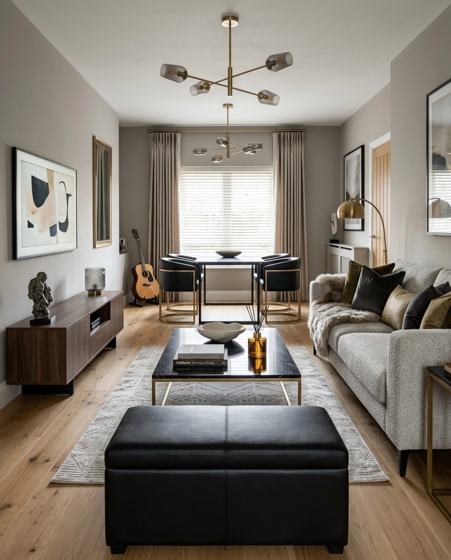 Interior design in Contemporary style — Living Room by GenRoom AI