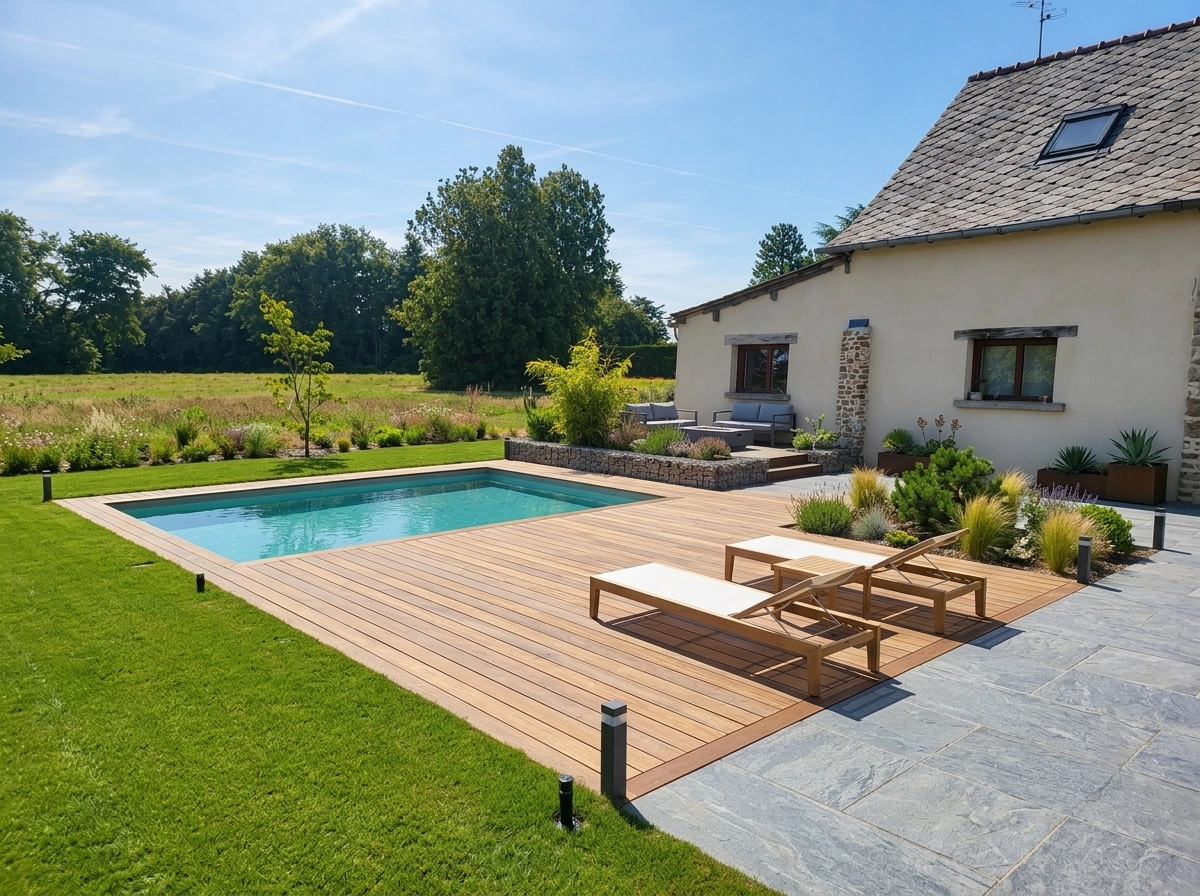 Landscape design in Contemporary Yard style — Yard by GenRoom AI