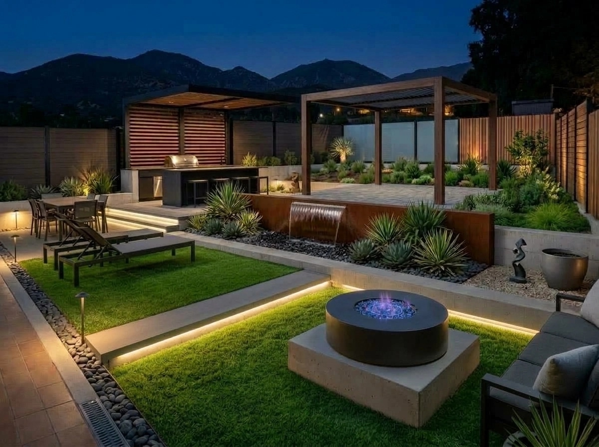 Contemporary Yard Yard design — yard photo by GenRoom AI